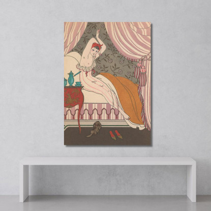 La Bella Mattinata George Barbier gbb74 quadro stampato su tela