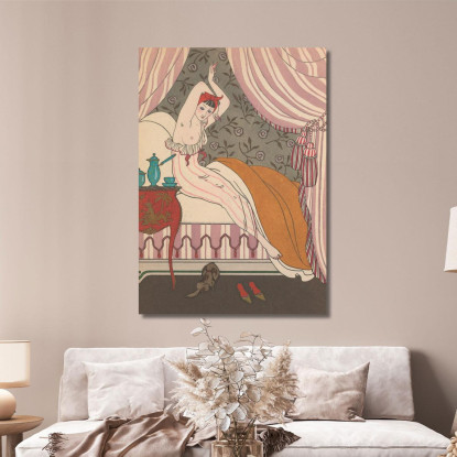 La Bella Mattinata George Barbier gbb74 quadro stampato su tela
