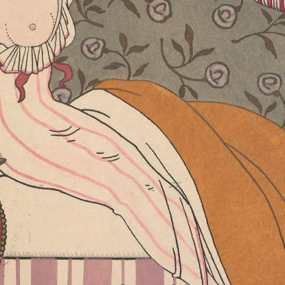 La Bella Mattinata George Barbier gbb74 quadro stampato su tela