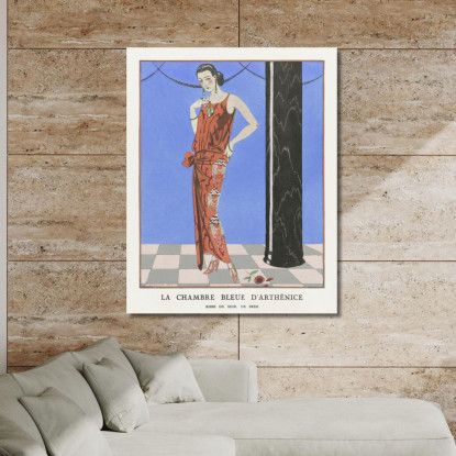 La Stanza Blu Di Arthenice George Barbier gbb75 quadro stampato su tela