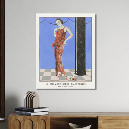La Stanza Blu Di Arthenice George Barbier gbb75 quadro stampato su tela
