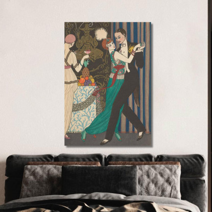 Danza George Barbier gbb77 quadro stampato su tela