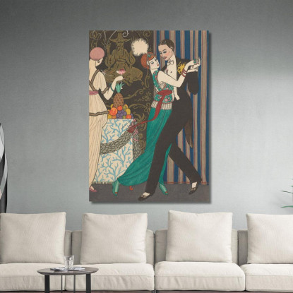 Danza George Barbier gbb77 quadro stampato su tela