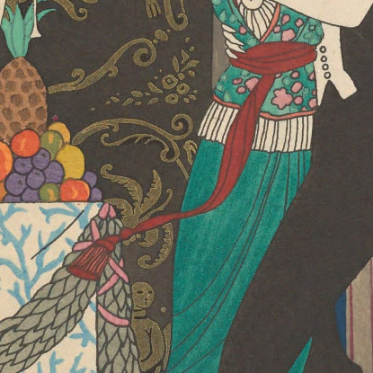 Danza George Barbier gbb77 quadro stampato su tela