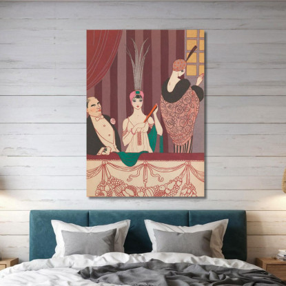 La Loggia George Barbier gbb82 quadro stampato su tela