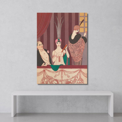 La Loggia George Barbier gbb82 quadro stampato su tela