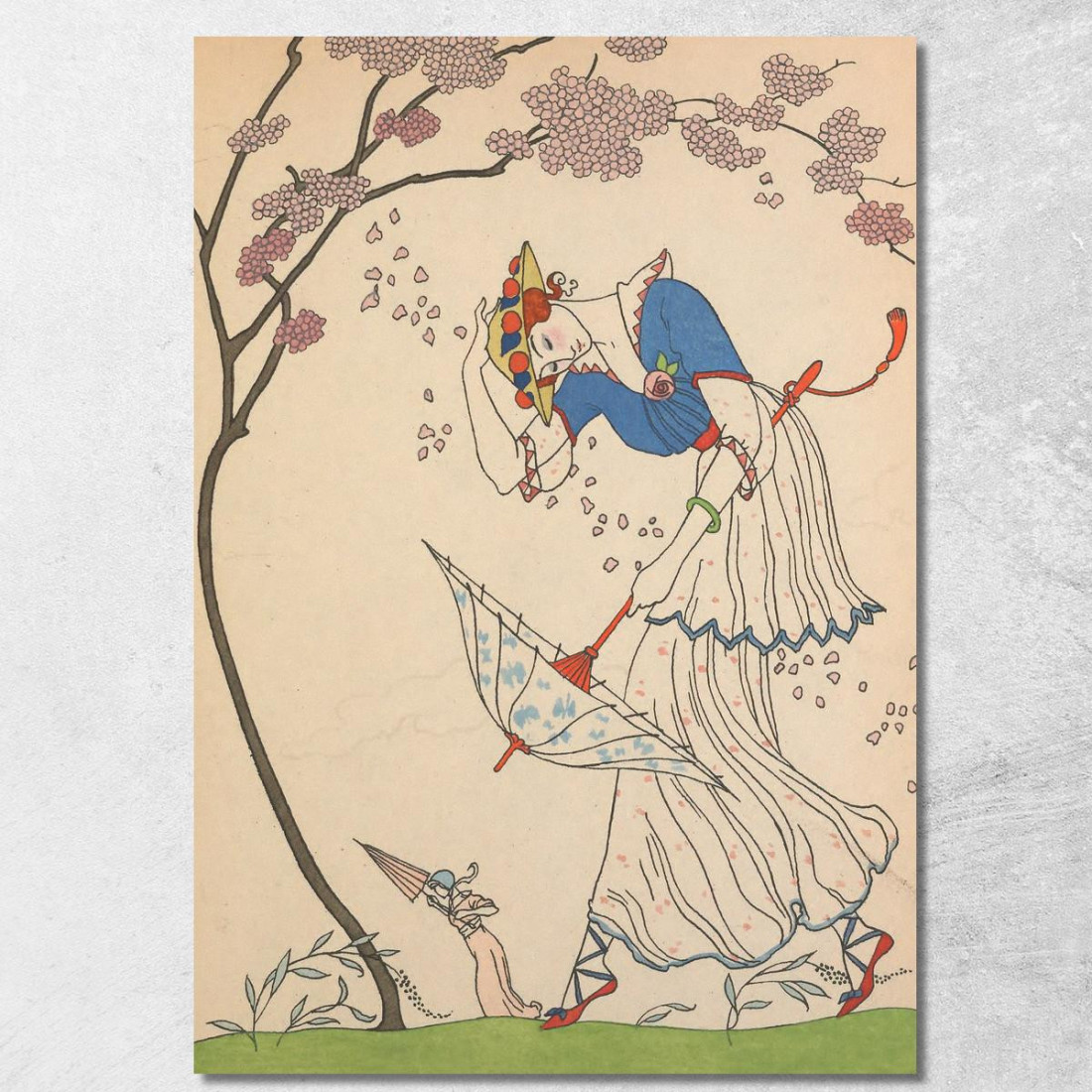 La Tempesta George Barbier gbb98 quadro stampato su tela