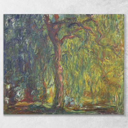 Salice Piangente Claude Monet mnt371 quadro stampato su tela