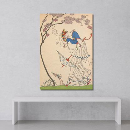La Tempesta George Barbier gbb98 quadro stampato su tela