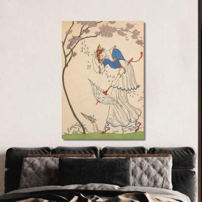 La Tempesta George Barbier gbb98 quadro stampato su tela