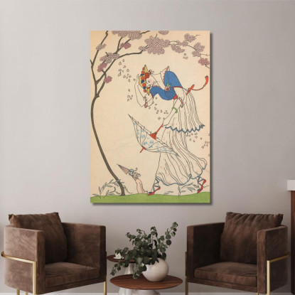 La Tempesta George Barbier gbb98 quadro stampato su tela