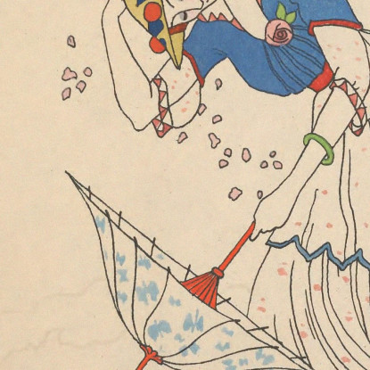 La Tempesta George Barbier gbb98 quadro stampato su tela
