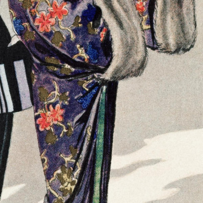 Partenza Per Il Casinò Evening Coat Of Worth George Barbier gbb100 quadro stampato su tela