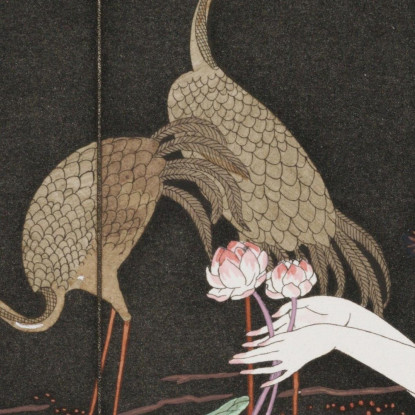 Il Gusto Della Lacca George Barbier gbb104 quadro stampato su tela