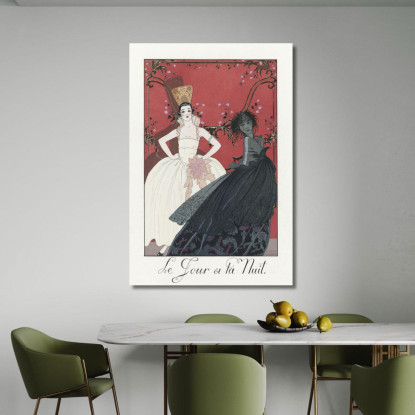 Il Giorno E La Notte George Barbier gbb109 quadro stampato su tela