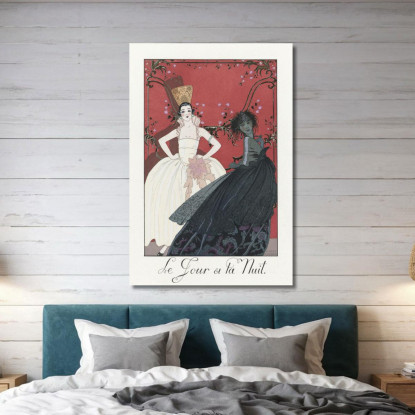 Il Giorno E La Notte George Barbier gbb109 quadro stampato su tela