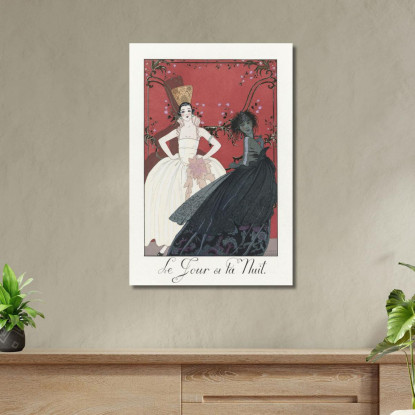 Il Giorno E La Notte George Barbier gbb109 quadro stampato su tela
