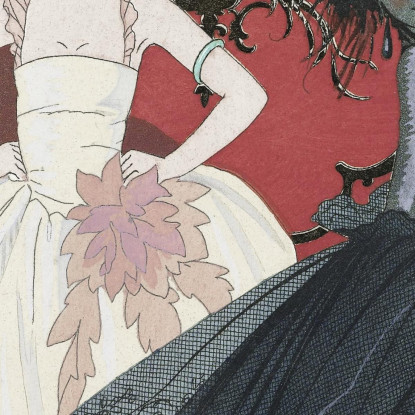 Il Giorno E La Notte George Barbier gbb109 quadro stampato su tela
