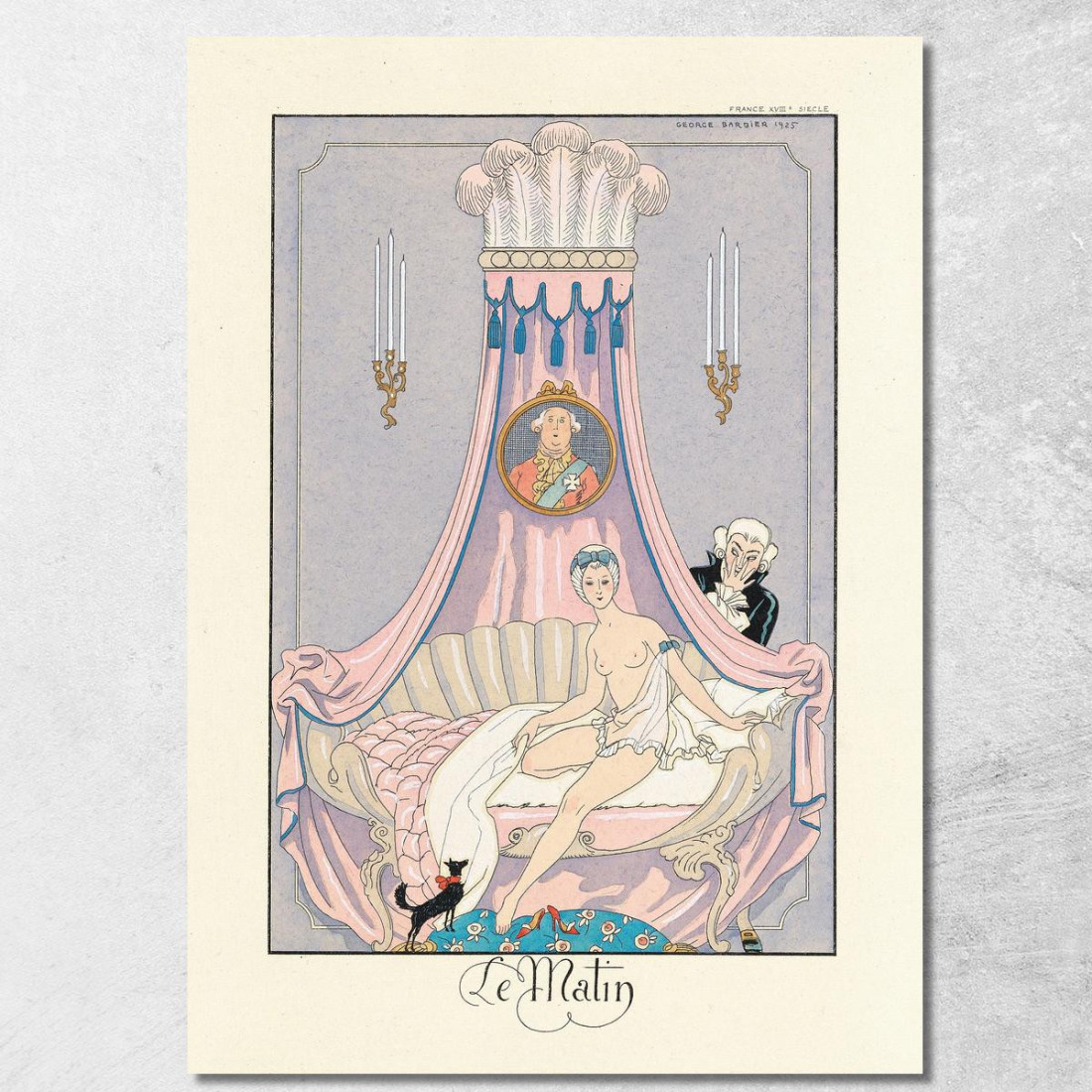 Mattina Mattina George Barbier gbb111 quadro stampato su tela