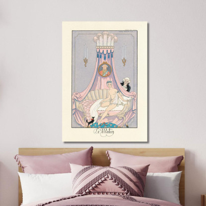 Mattina Mattina George Barbier gbb111 quadro stampato su tela