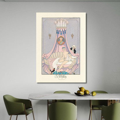 Mattina Mattina George Barbier gbb111 quadro stampato su tela