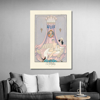 Mattina Mattina George Barbier gbb111 quadro stampato su tela