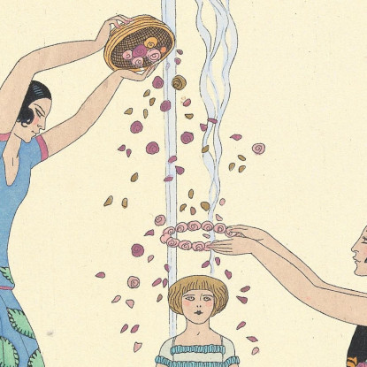 Primavera Primavera George Barbier gbb114 quadro stampato su tela