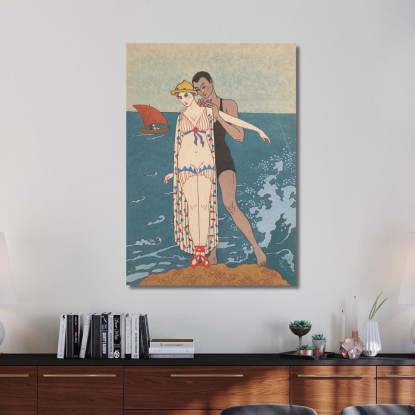 La Piccola Isola George Barbier gbb123 quadro stampato su tela