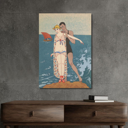 La Piccola Isola George Barbier gbb123 quadro stampato su tela