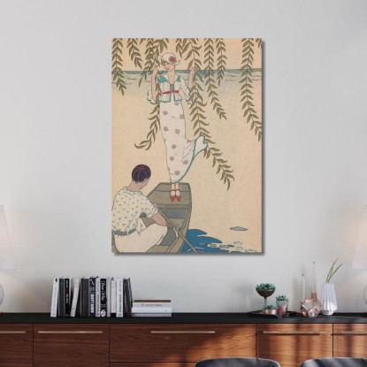 Mezzogiorno Sull'Acqua George Barbier gbb137 quadro stampato su tela