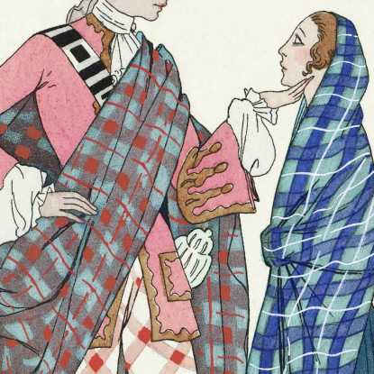 Non Aver Paura Piccolo George Barbier gbb139 quadro stampato su tela