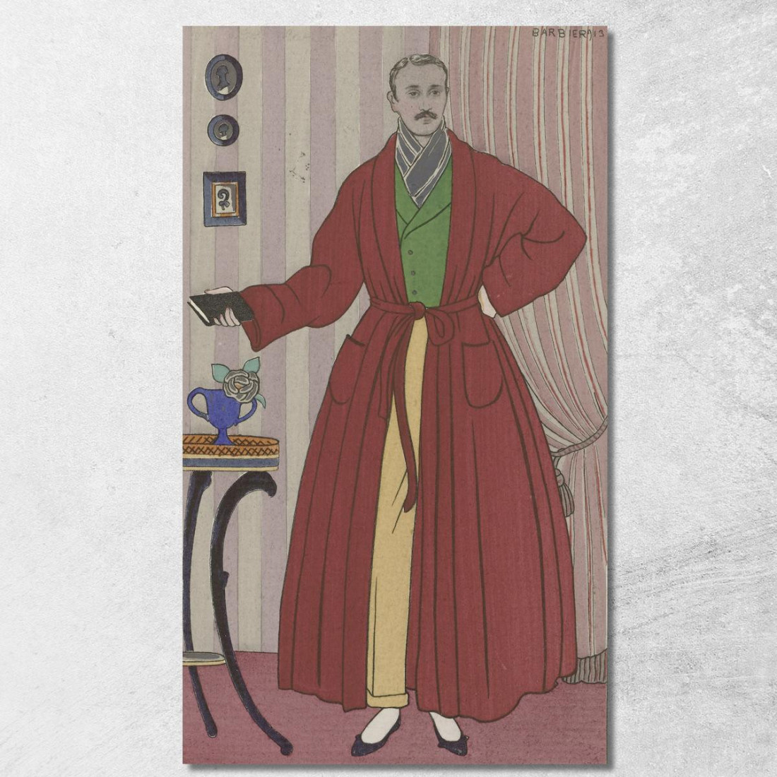 Vestaglia George Barbier gbb145 quadro stampato su tela