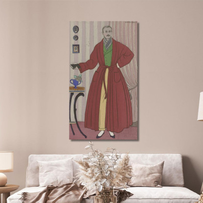 Vestaglia George Barbier gbb145 quadro stampato su tela