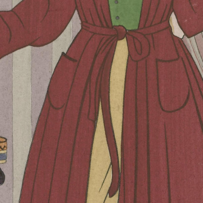 Vestaglia George Barbier gbb145 quadro stampato su tela