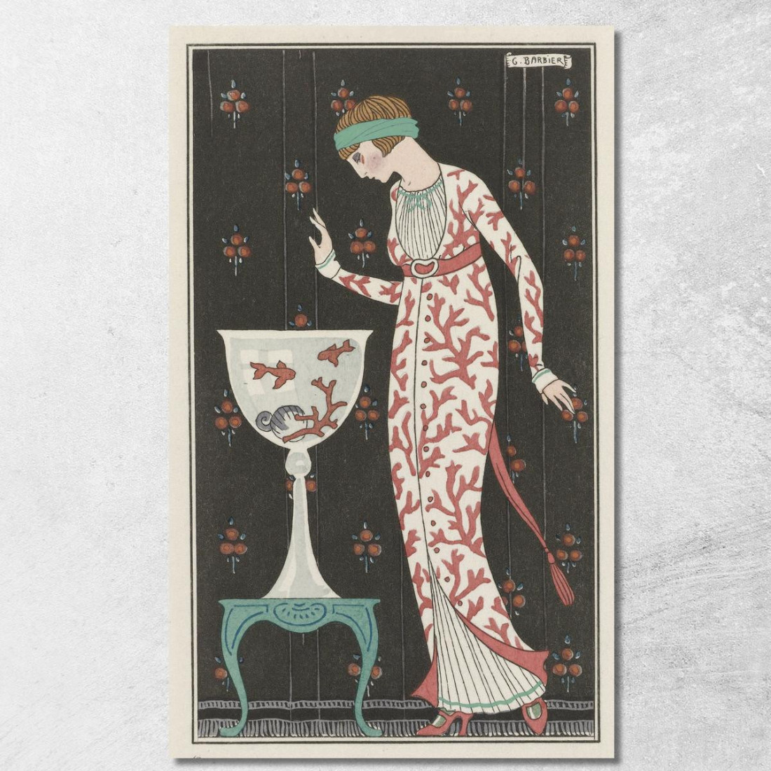 Abito Da Interno George Barbier gbb147 quadro stampato su tela