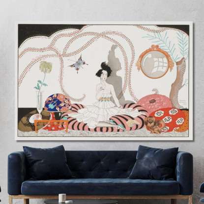 Minhuit George Barbier gbb161 quadro stampato su tela