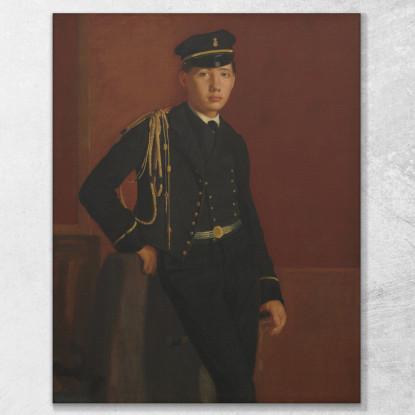 Achille De Gas In Uniforme Da Cadetto Edgar Degas edg1 quadro stampato su tela
