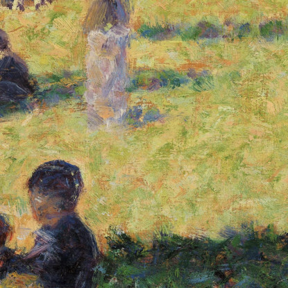 Gruppo Di Figure Studio Per Una Domenica Alla Grande Jatte Georges Seurat gsr30 quadro stampato su tela