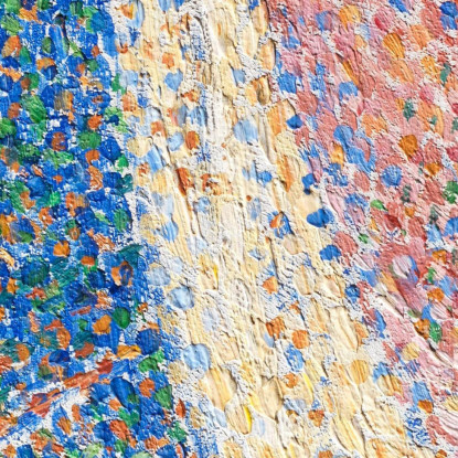 Studio Per Le Chahut Georges Seurat gsr60 quadro stampato su tela