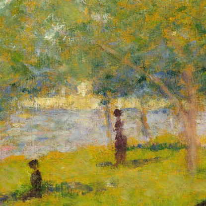 Studio Per Una Domenica Sulla Grande Jatte Georges Seurat gsr61 quadro stampato su tela