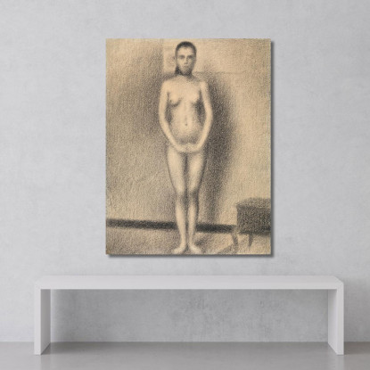 Studio Per Poseuse Georges Seurat gsr63 quadro stampato su tela