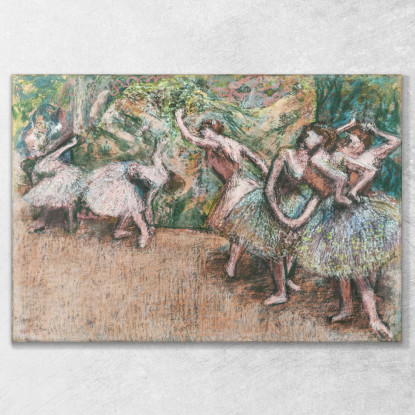 Scena Di Balletto 1907 Edgar Degas edg6 quadro stampato su tela