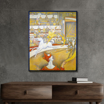 Il Circo Georges Seurat gsr69 quadro stampato su tela