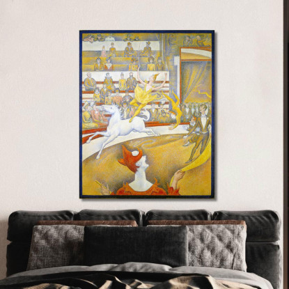 Il Circo Georges Seurat gsr69 quadro stampato su tela