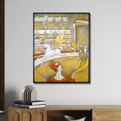 Il Circo Georges Seurat gsr69 quadro stampato su tela