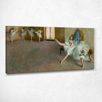 Prima Del Balletto Edgar Degas edg8 quadro stampato su tela