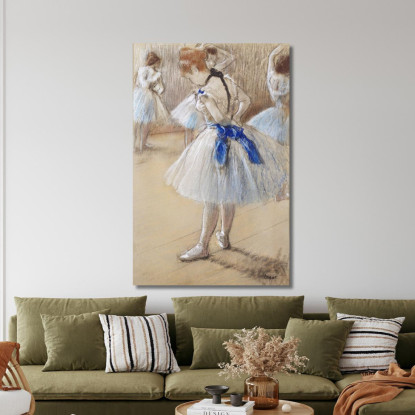 Ballerina 1880 Edgar Degas edg10 quadro stampato su tela