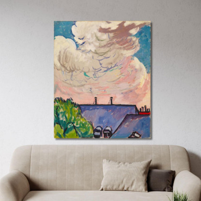 Nuvole Henry Lyman Sayen hls10 quadro stampato su tela
