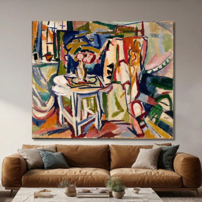 Interno Henry Lyman Sayen hls21 quadro stampato su tela