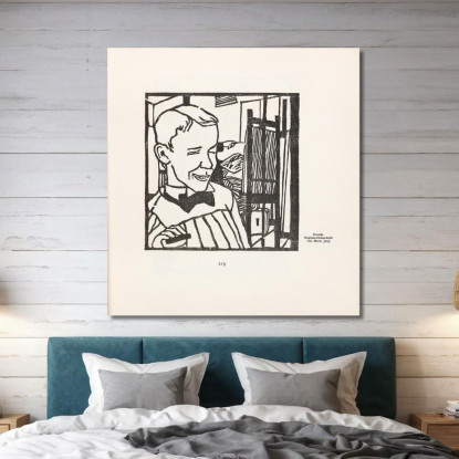 Ritratto Moriz Jung mjn23 quadro stampato su tela